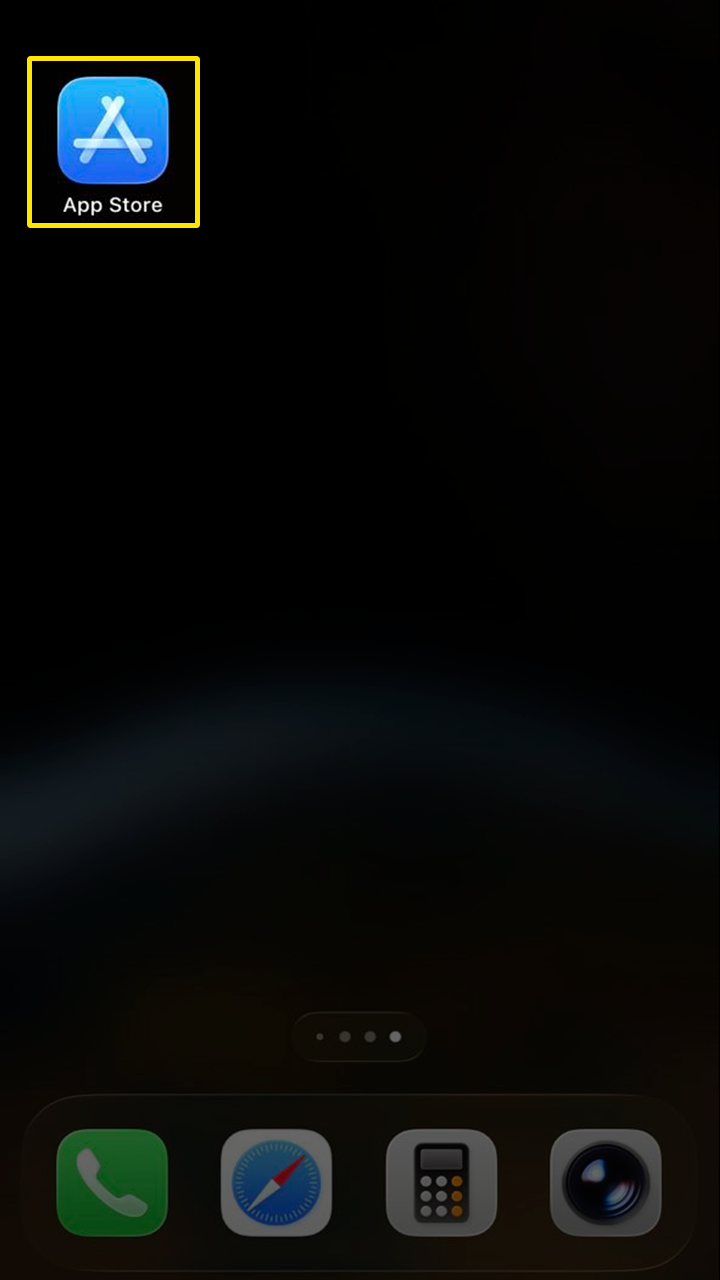 Botón para comenzar a bajar Bet365 en Apple Store.