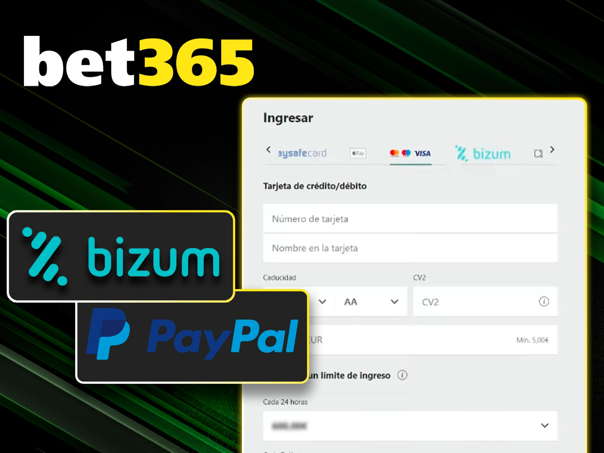 Comparación entre PayPal y otros métodos de pago en Bet365.